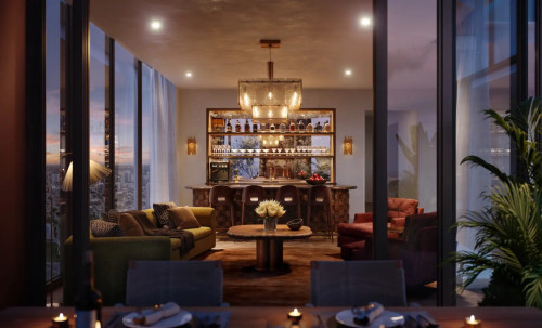 Villa Miami — render de penthouse triplex